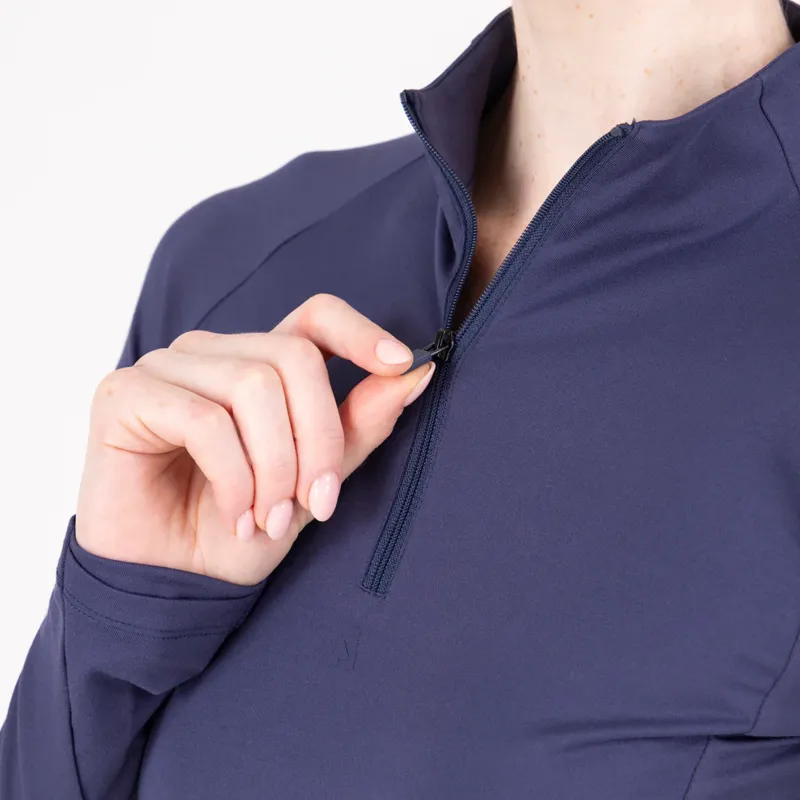 Aubrion React Long Sleeve Base Layer in Midnight-2