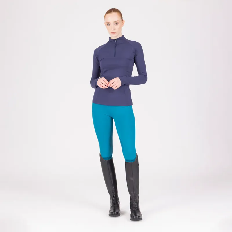 Aubrion React Rhythm Riding Tights in Kingfisher-5