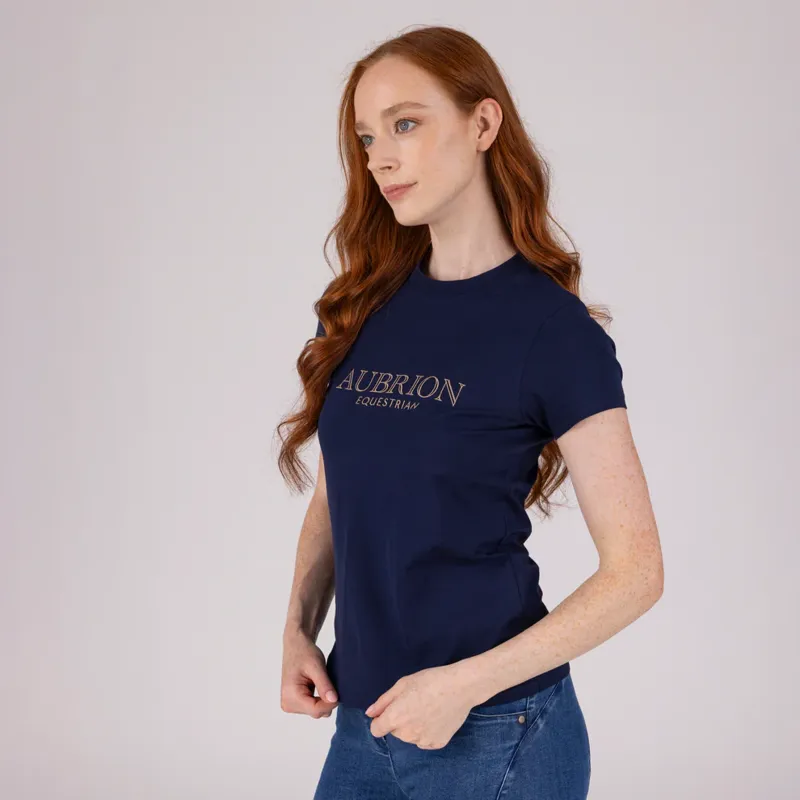Aubrion Equestrian T-Shirt in Midnight