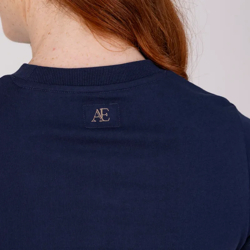 Aubrion Equestrian T-Shirt in Midnight-3
