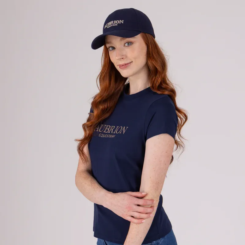 Aubrion Equestrian T-Shirt in Midnight-1