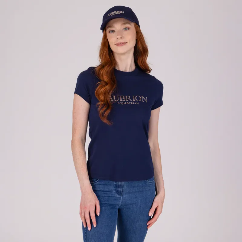 Aubrion Equestrian T-Shirt in Midnight-2
