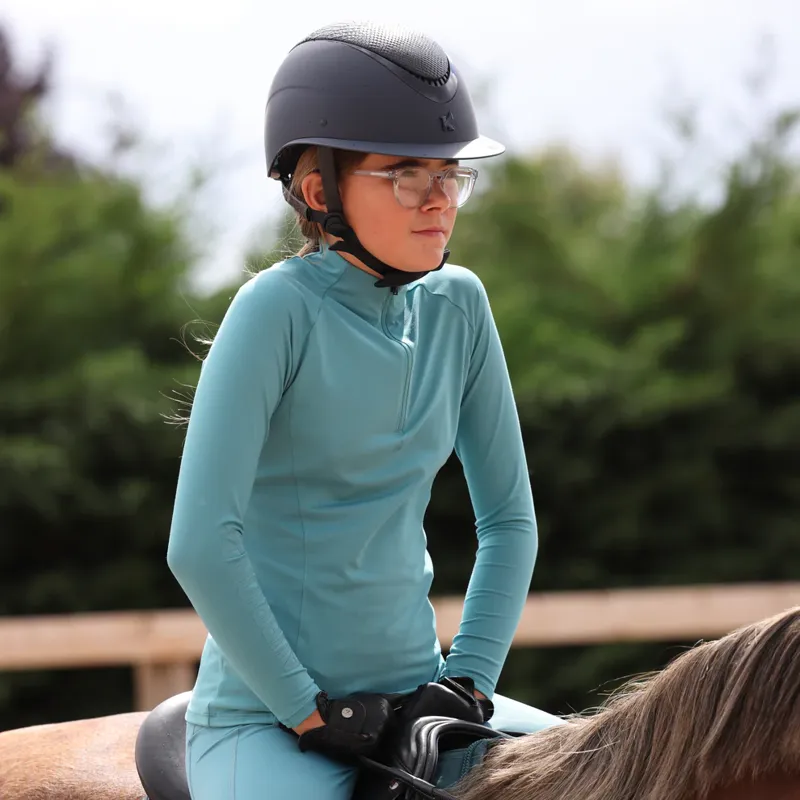Aubrion React Young Rider Long Sleeve Base Layer in Haze