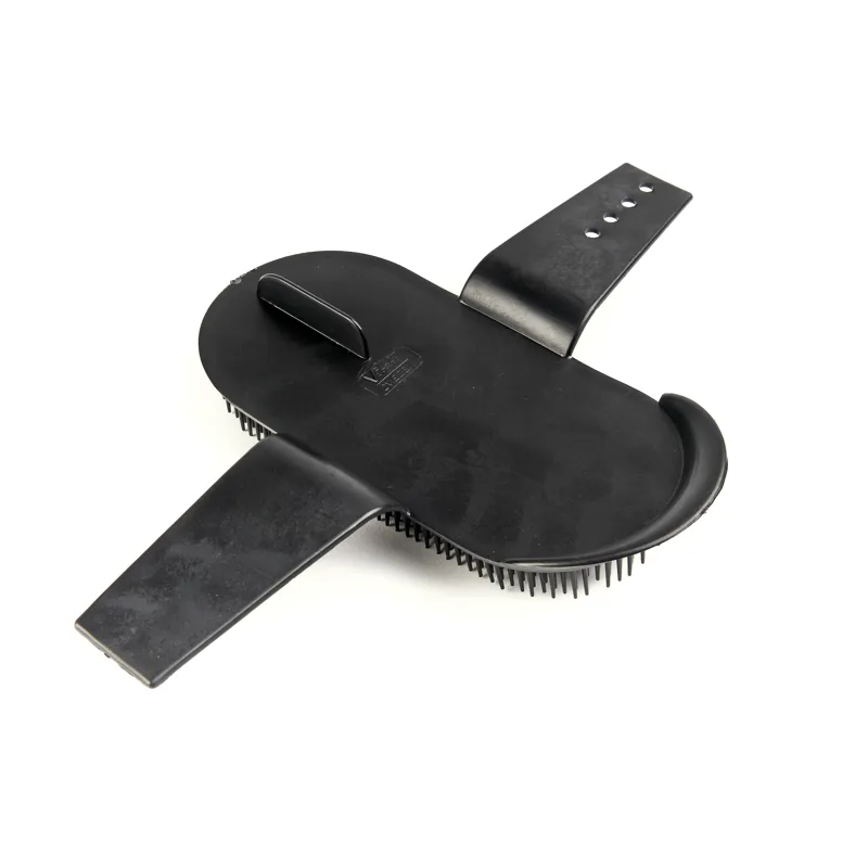 Shires Plastic One Size Curry Comb Black-1