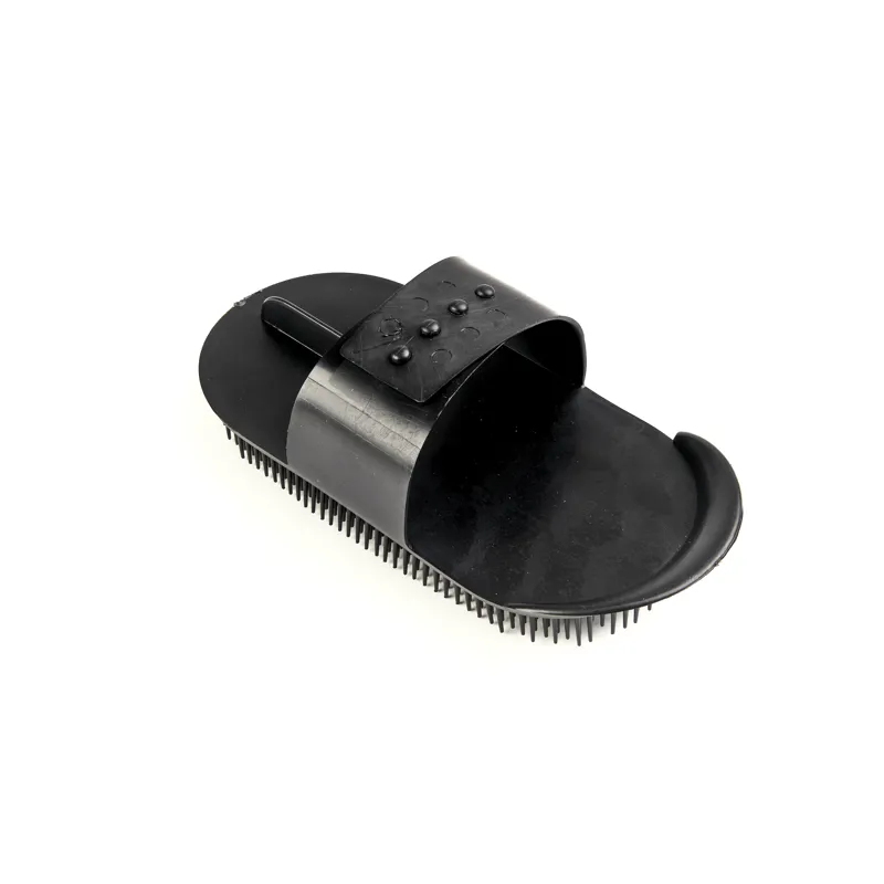 Shires Plastic One Size Curry Comb Black