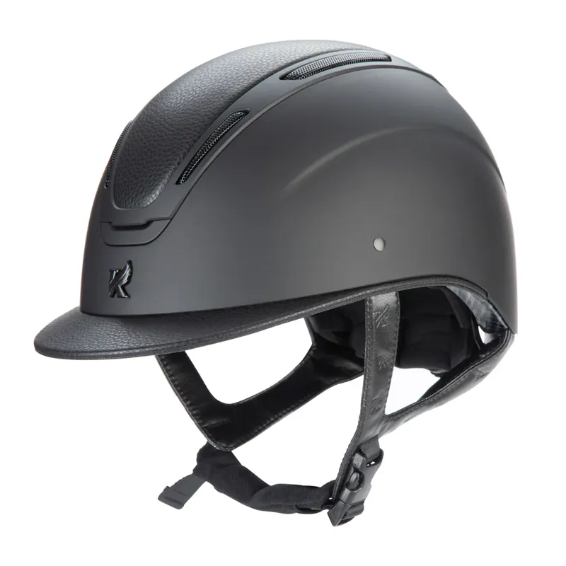 Karben Amity LTHR Riding Hat Black-1