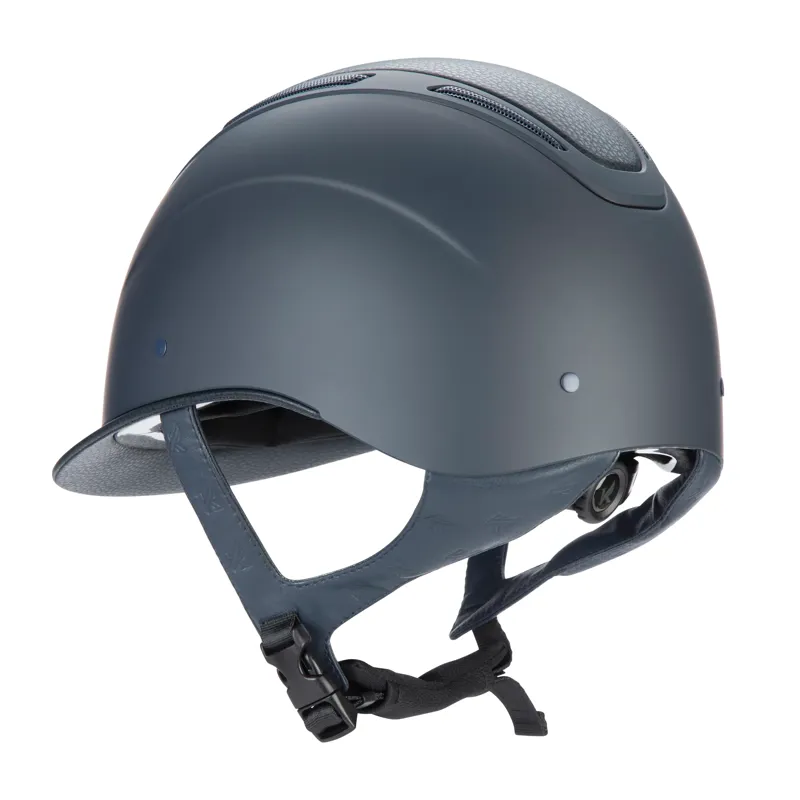 Karben Amity LTHR Riding Hat in Navy-1