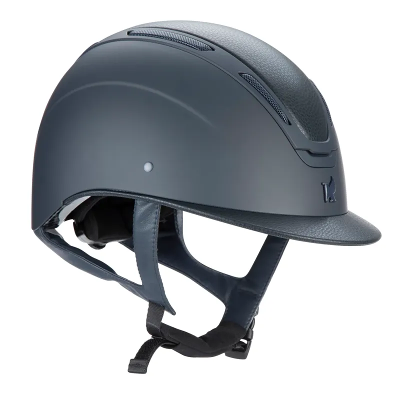 Karben Amity LTHR Riding Hat in Navy-4