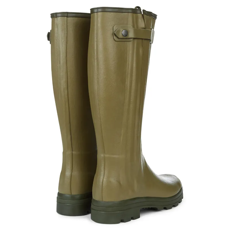 Le Chameau Mens Chasseur Leather Lined Boot Vert Vierzon-2
