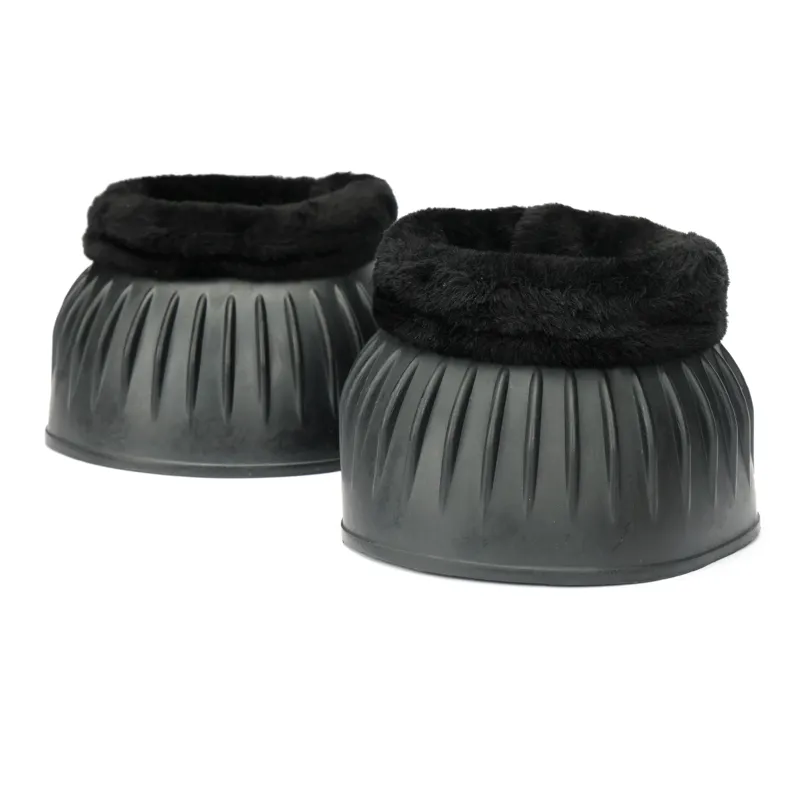 Arma Black Fleece Over Reach Boots Black-3