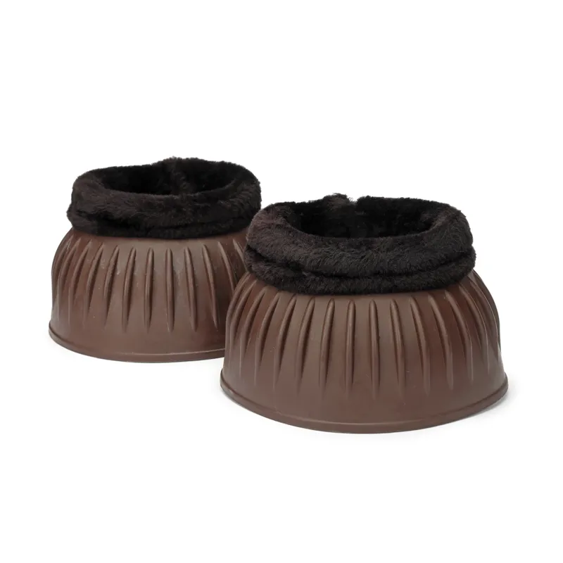 Arma Black Fleece Over Reach Boots Brown-2