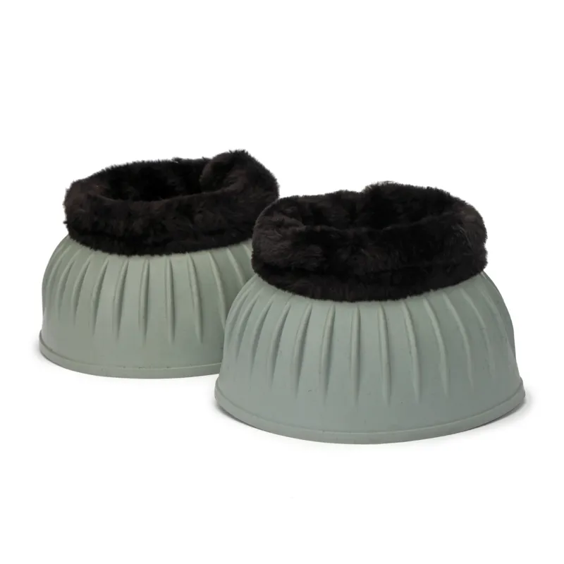 Arma Black Fleece Over Reach Boots Grey-3