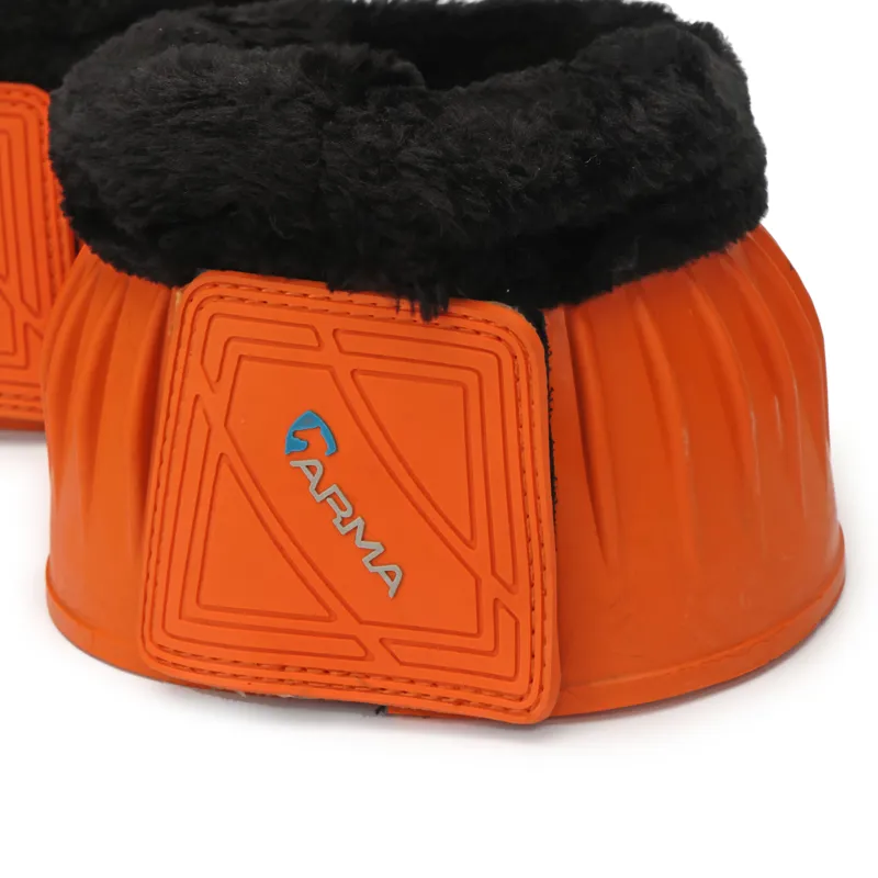 Arma Black Fleece Over Reach Boots Orange-1