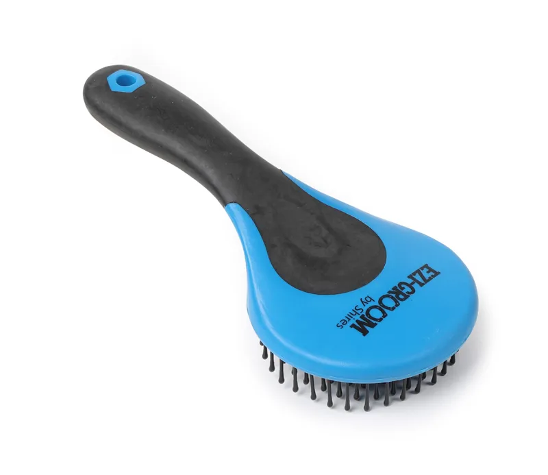 Ezi-Groom Grip Mane and Tail Brush Bright Blue