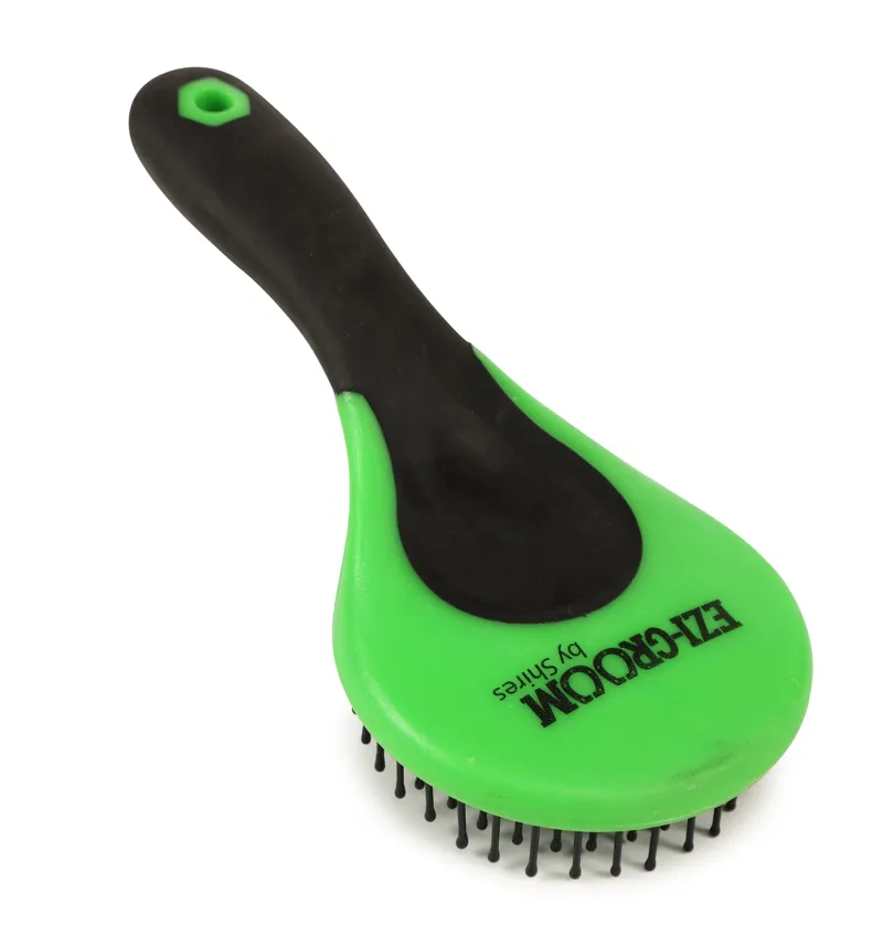 Ezi-Groom Grip Mane and Tail Brush Lime Green
