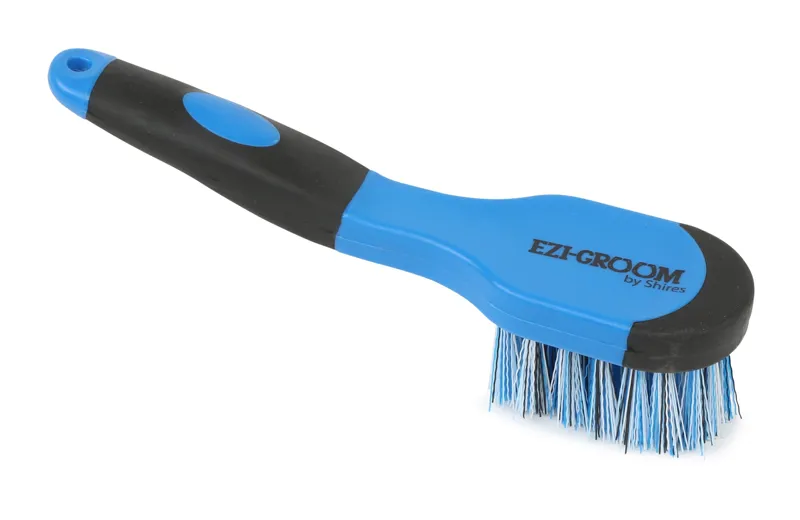Ezi-Groom Grip Bucket Brush Bright Blue One Size