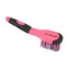 Ezi-Groom Grip Bucket Brush Bright Pink One Size