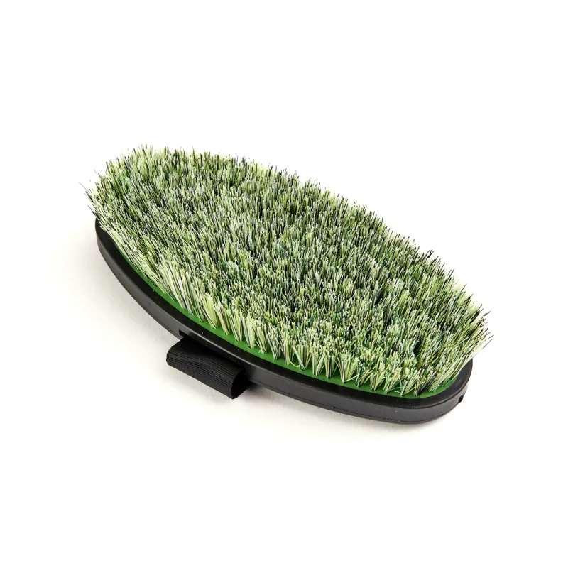Ezi-Groom Grip Body Brush Lime Green Large-1