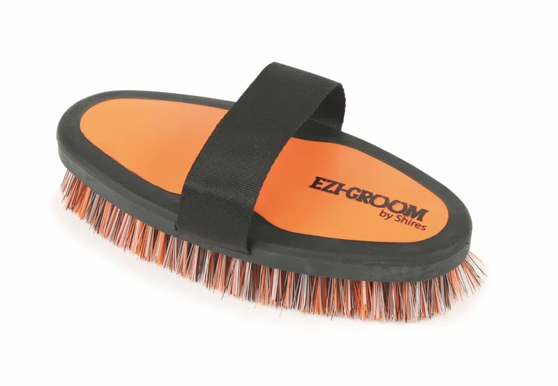 Ezi-Groom Grip Body Brush Orange Large-2