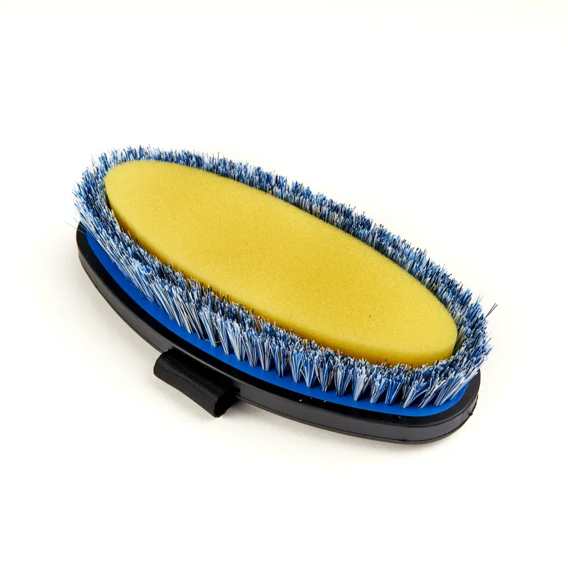 Ezi-Groom Grip Large Body Wash Brush Bright Blue-1