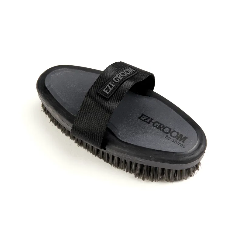 Ezi-Groom Grip Large Body Wash Brush Black