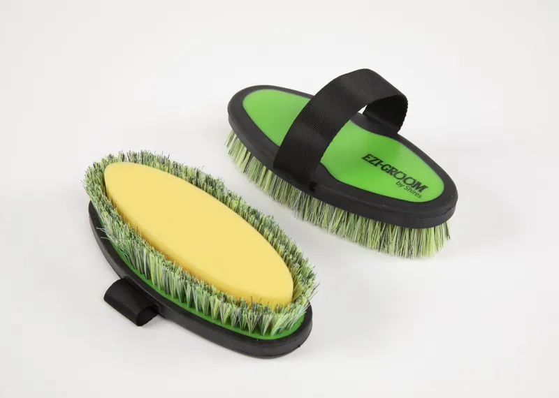 Ezi-Groom Grip Large Body Wash Brush Lime Green-2