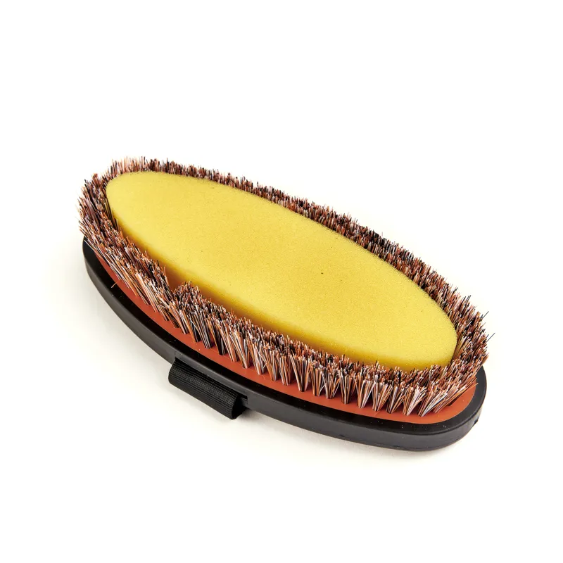 Ezi-Groom Grip Body Wash Brush Orange Large-1