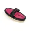 Ezi-Groom Grip Body Brush With Goat Hair Bright Pink Large
