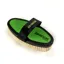 Ezi-Groom Grip Body Brush With Goat Hair Lime Green Large