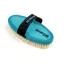 Ezi-Groom Grip Body Brush With Goat Hair Sea Green Large