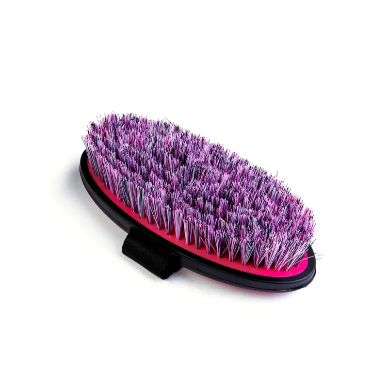  EZI-GROOM Grip Body Brush Small Bright Pink-1