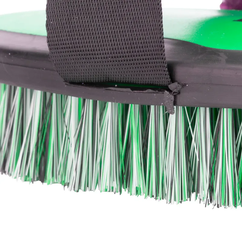  EZI-GROOM Grip Body Brush Small Bright Green-2