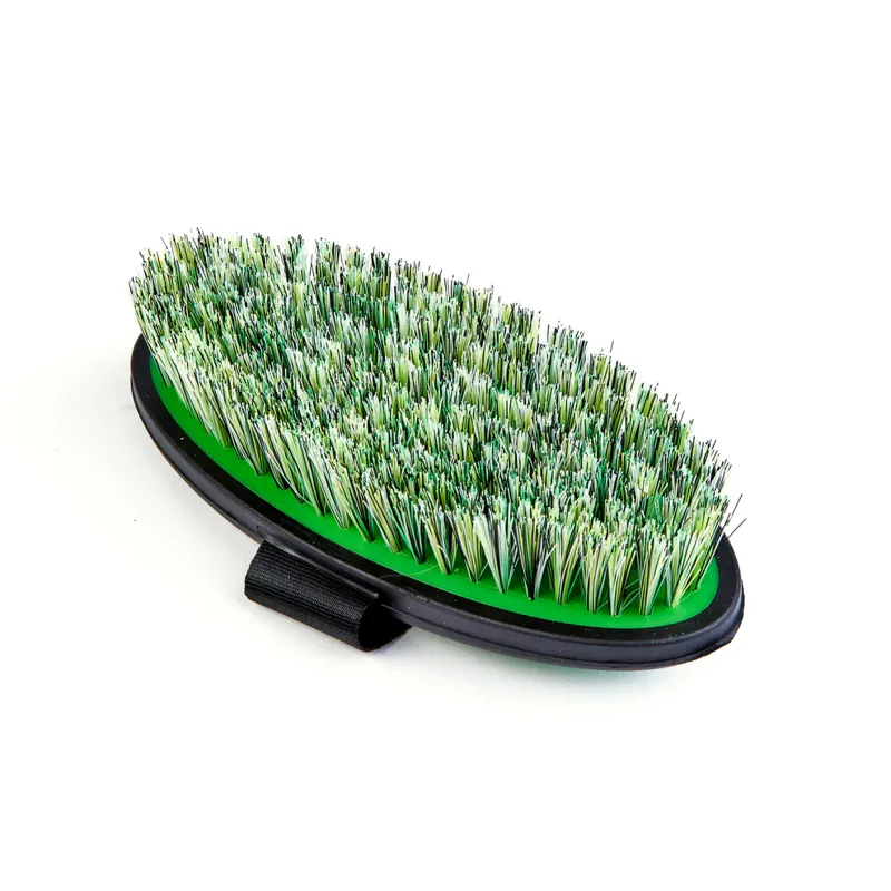  EZI-GROOM Grip Body Brush Small Bright Green