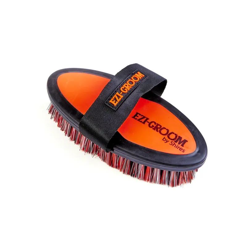  EZI-GROOM Grip Body Brush Small Orange-2