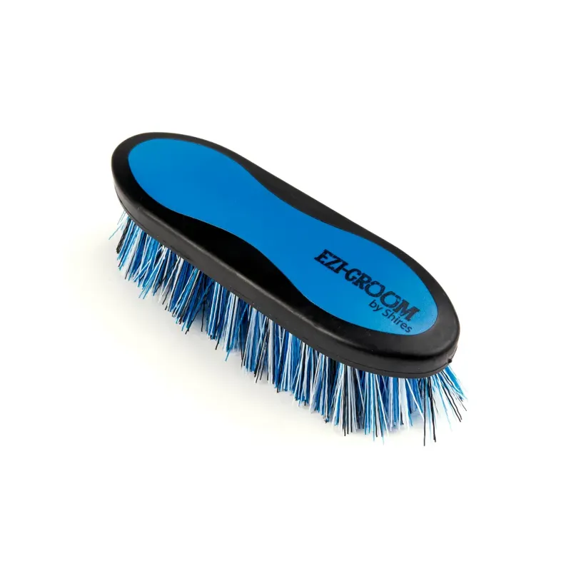 Ezi-Groom Grip Dandy Brush Bright Blue Large