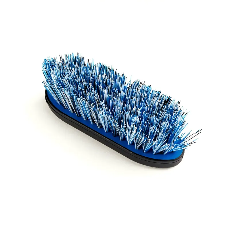 Ezi-Groom Grip Dandy Brush Bright Blue Large-1