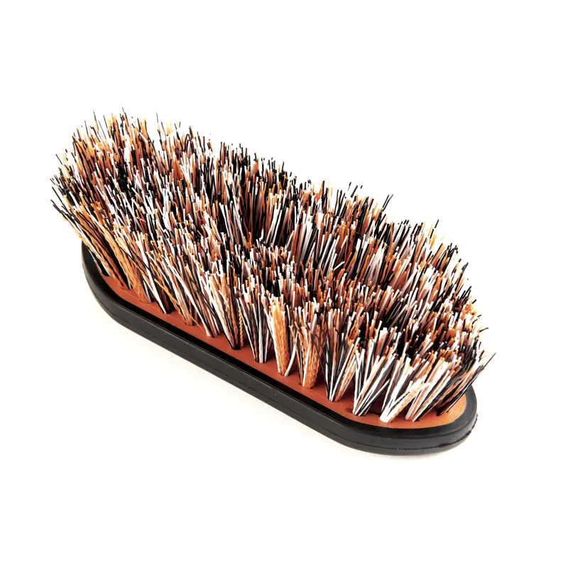 Ezi-Groom Grip Dandy Brush Orange Small-1