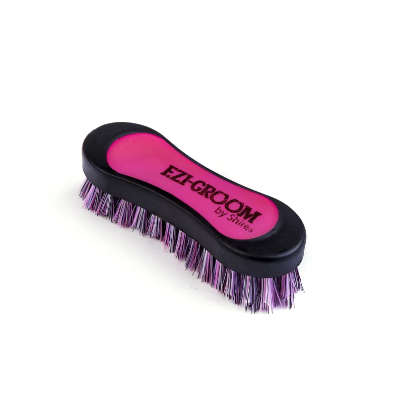 Ezi-Groom Grip Face Brush Bright Pink Small
