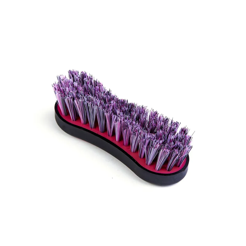 Ezi-Groom Grip Face Brush Bright Pink Small-1