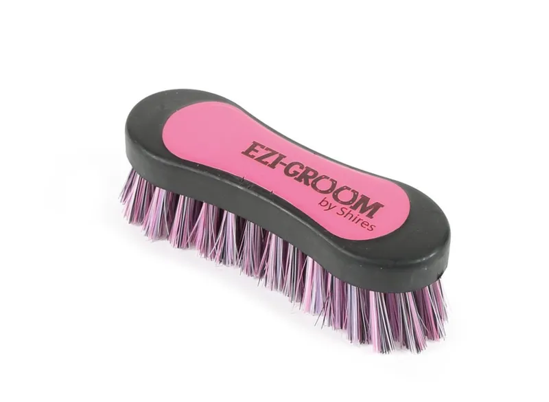 Ezi-Groom Grip Hoof Brush Bright Pink