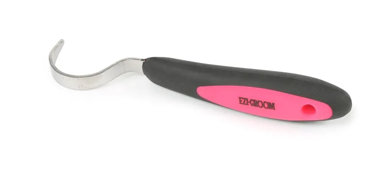 Ezi-Groom Grip Hoof Pick Bright Pink One Size