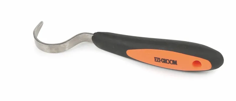 Ezi-Groom Grip Hoof Pick Orange One Size