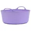 Small Shallow Gorilla Tub 15L Soft Purple 