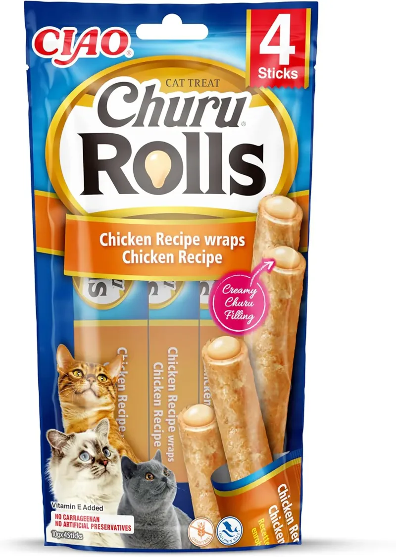 Churu Chicken Rolls with Chicken 4 pack 