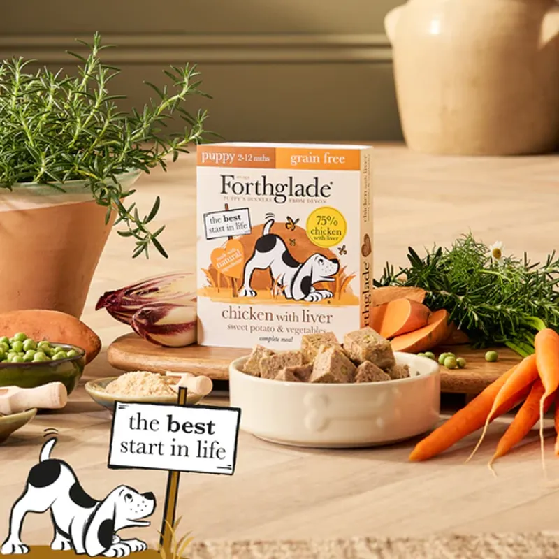 Forthglade Grain Free Complete Chicken and Tripe 2 months+-1
