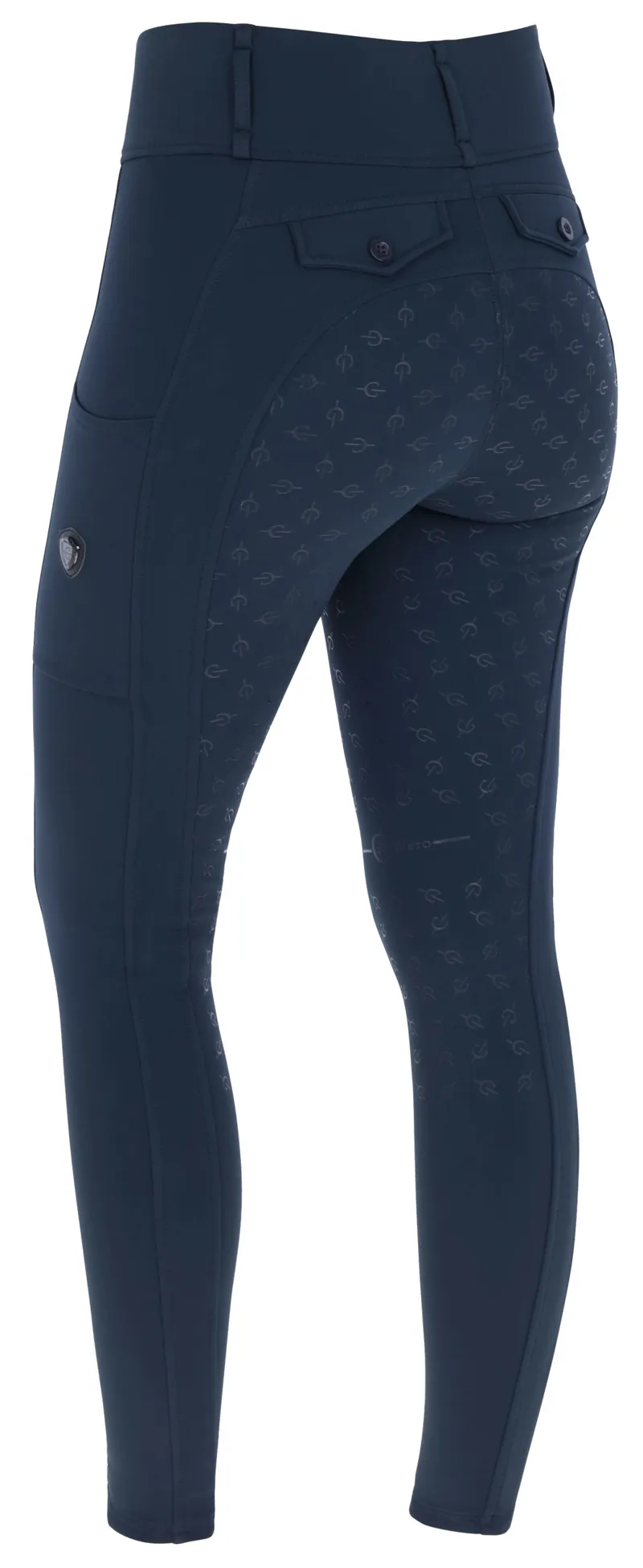 Covalliero Ladies Riding Tights Dark Navy-1