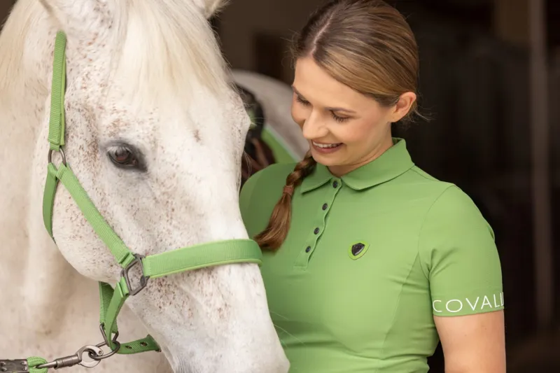 Covalliero Ladies Polo Shirt Green-3