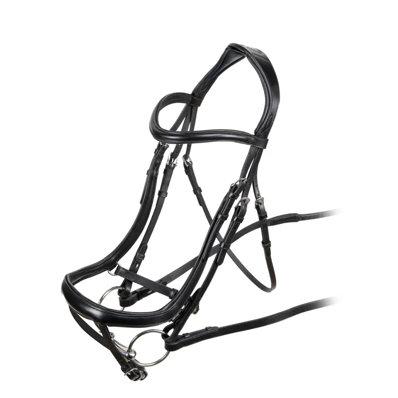 Velociti Ergonomic Curved Flash Bridle Black-1