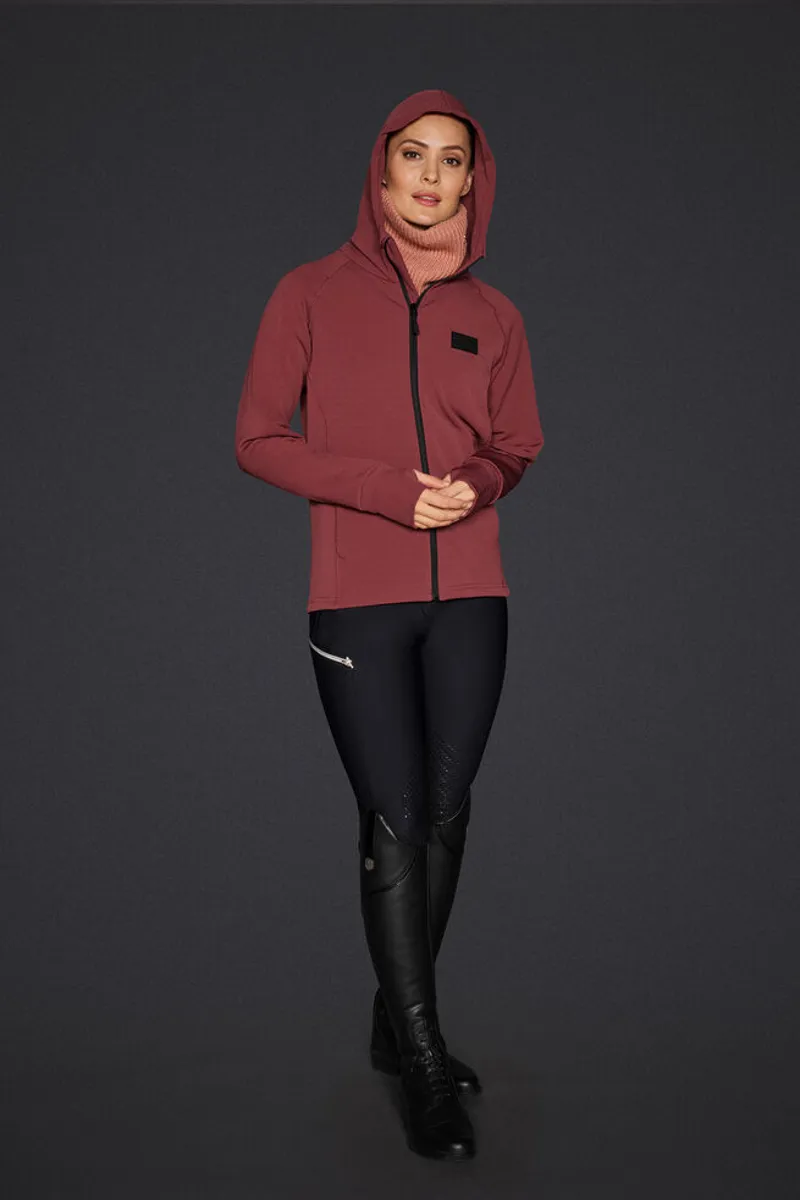 Mountain Horse Indy Hoodie Burgundy-1