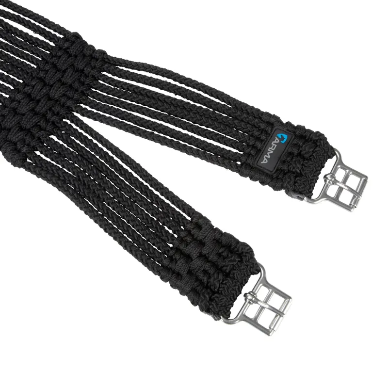 ARMA Braided Girth in Black-3